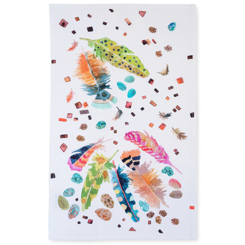 Feathers Tea Towel